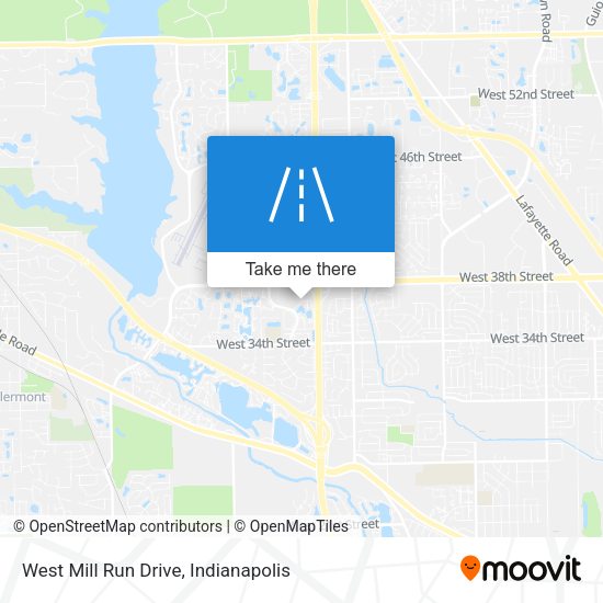 Mapa de West Mill Run Drive