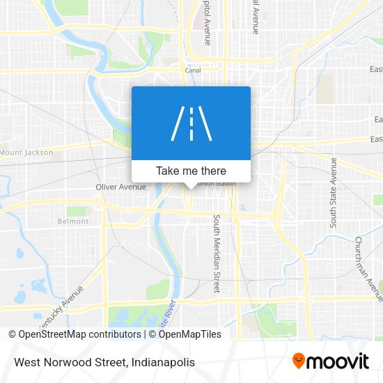 West Norwood Street map