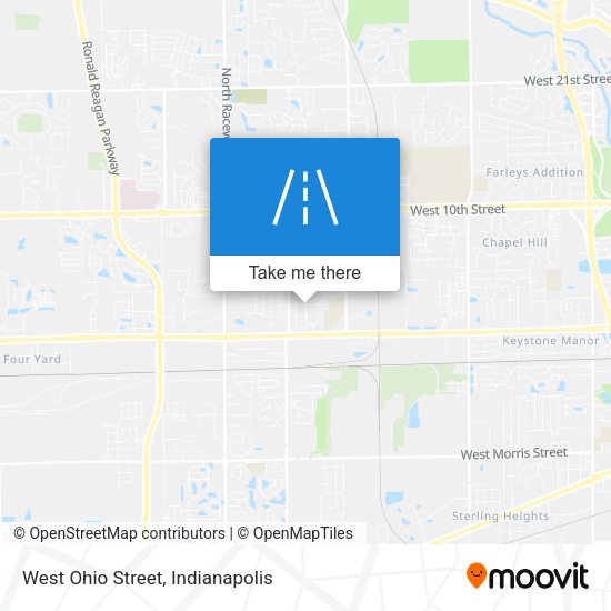 West Ohio Street map