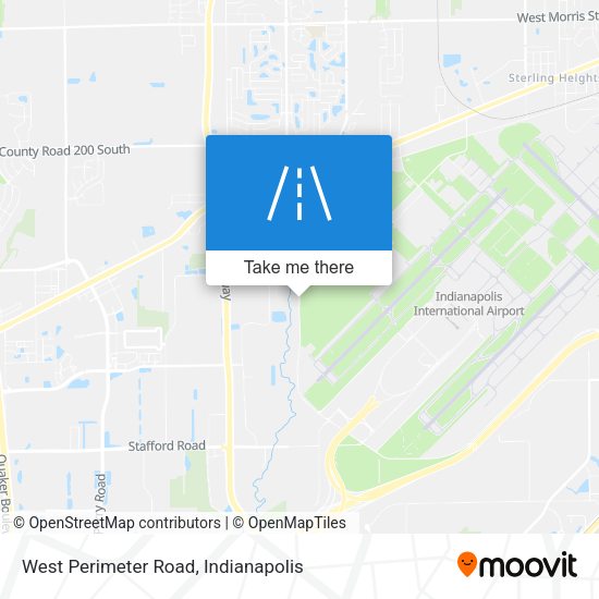 Mapa de West Perimeter Road