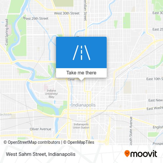 West Sahm Street map