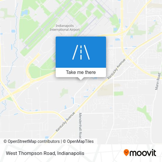 West Thompson Road map
