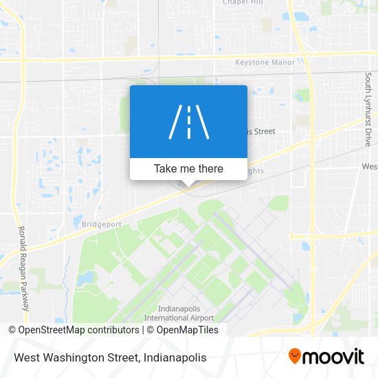Mapa de West Washington Street