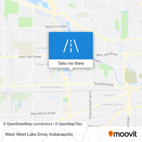 West West Lake Drive map