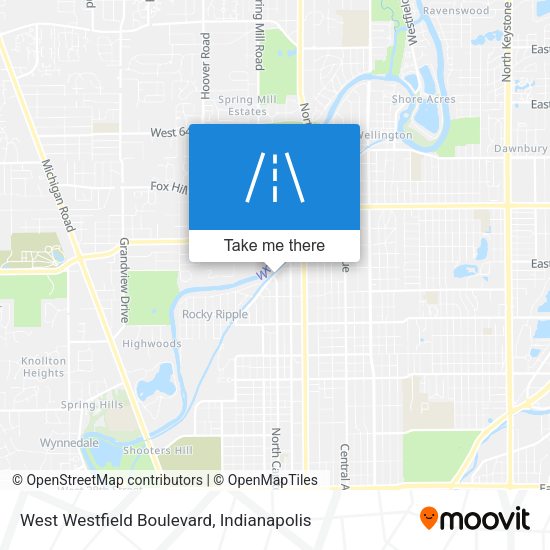 Mapa de West Westfield Boulevard