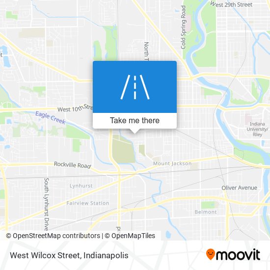 West Wilcox Street map