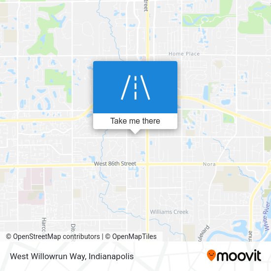 West Willowrun Way map