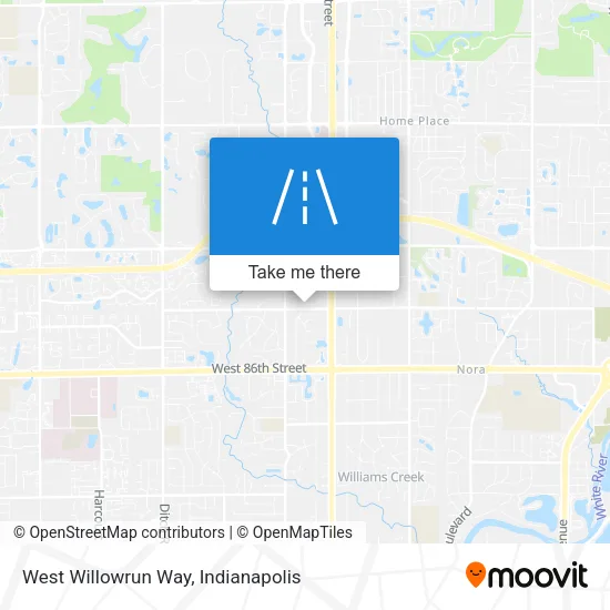 West Willowrun Way map