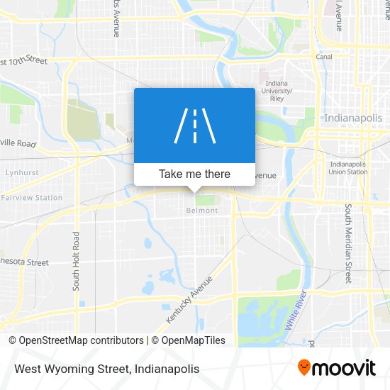 West Wyoming Street map