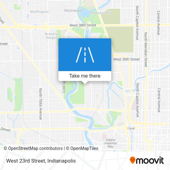 Mapa de West 23rd Street