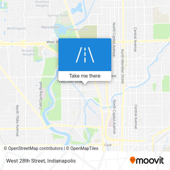 Mapa de West 28th Street