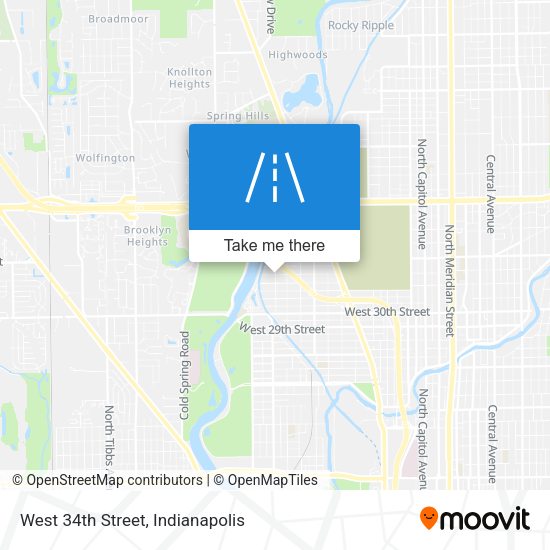 Mapa de West 34th Street