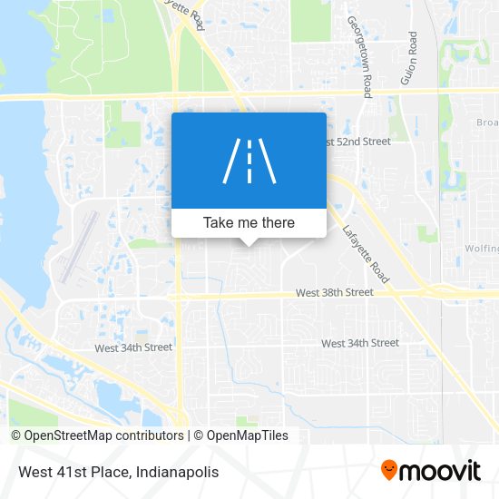 Mapa de West 41st Place