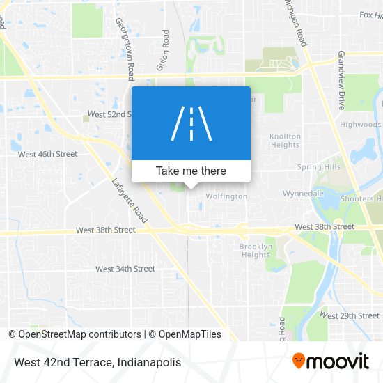 Mapa de West 42nd Terrace