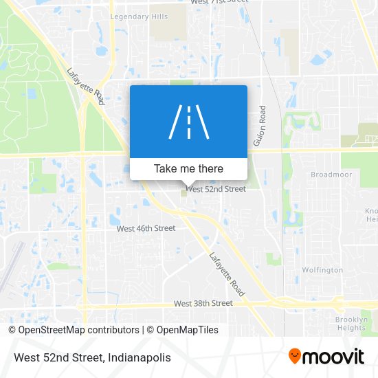 West 52nd Street map