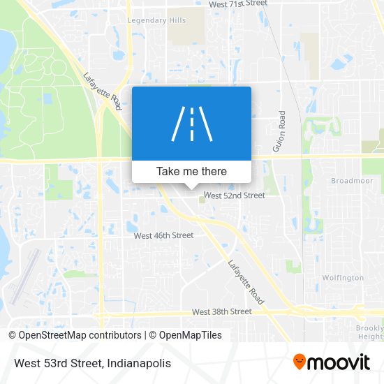 West 53rd Street map
