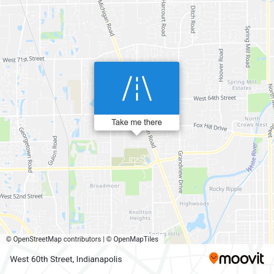 West 60th Street map