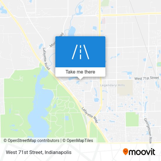 West 71st Street map