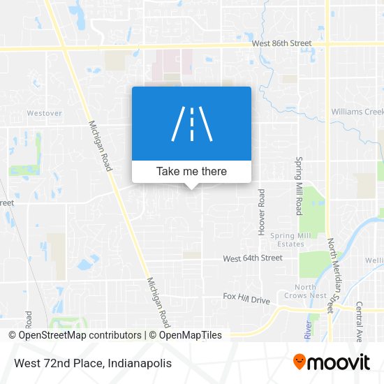 Mapa de West 72nd Place