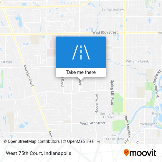 Mapa de West 75th Court