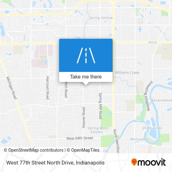 West 77th Street North Drive map