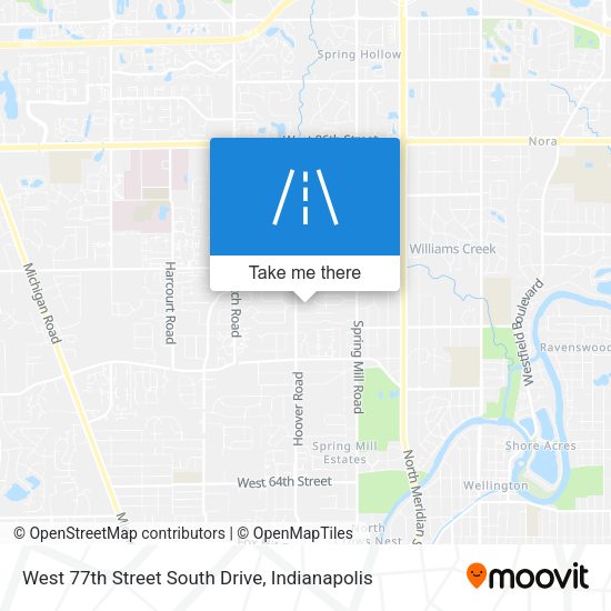 Mapa de West 77th Street South Drive