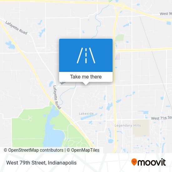 West 79th Street map