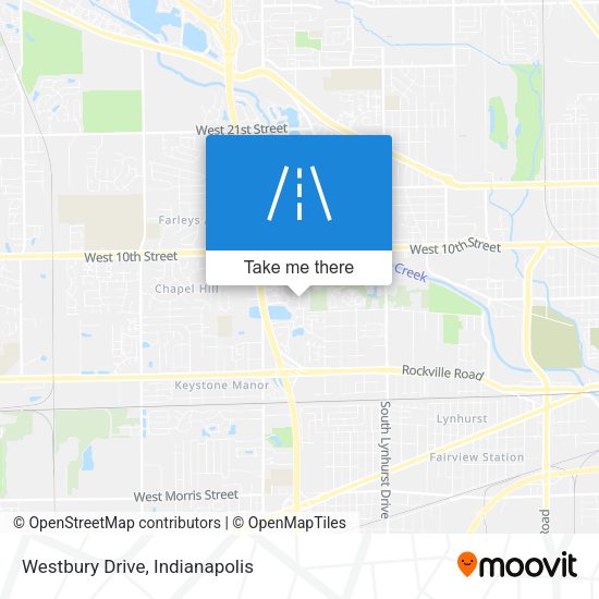 Mapa de Westbury Drive