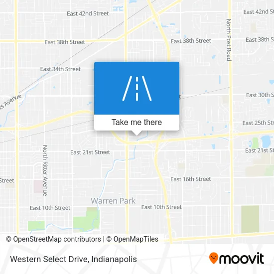 Western Select Drive map