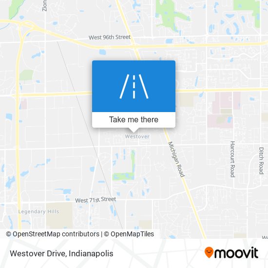 Westover Drive map