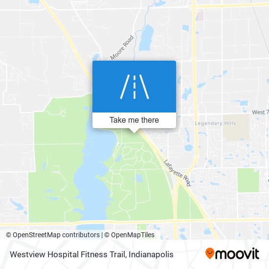 Mapa de Westview Hospital Fitness Trail