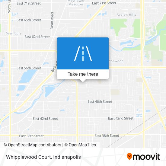 Mapa de Whipplewood Court