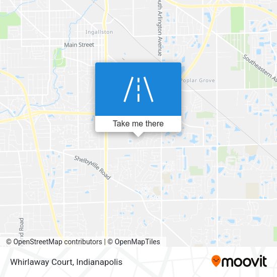 Whirlaway Court map