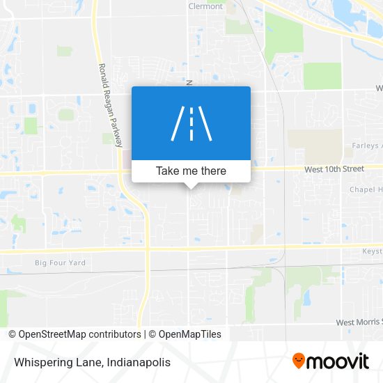 Whispering Lane map