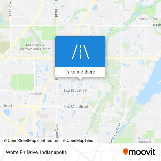 White Fir Drive map