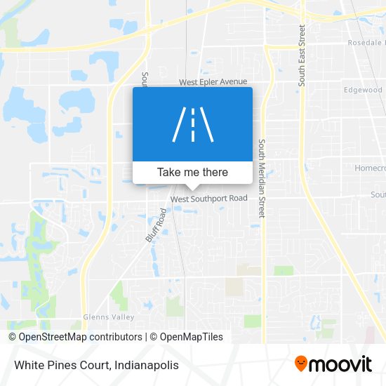 White Pines Court map