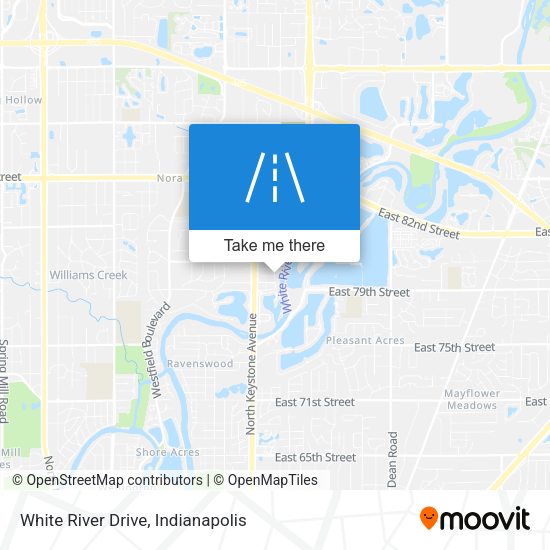 White River Drive map