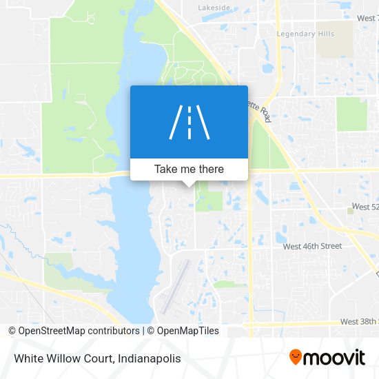 Mapa de White Willow Court