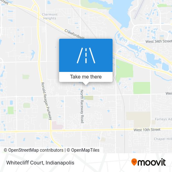 Mapa de Whitecliff Court
