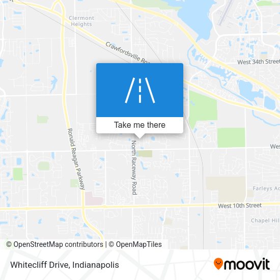 Whitecliff Drive map