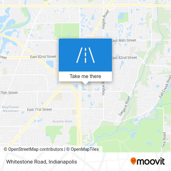 Mapa de Whitestone Road