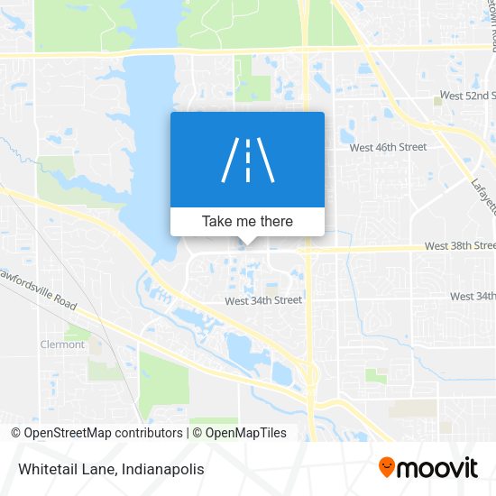 Whitetail Lane map