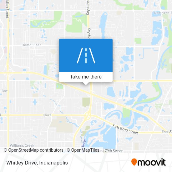 Mapa de Whitley Drive