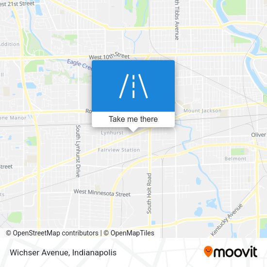 Wichser Avenue map