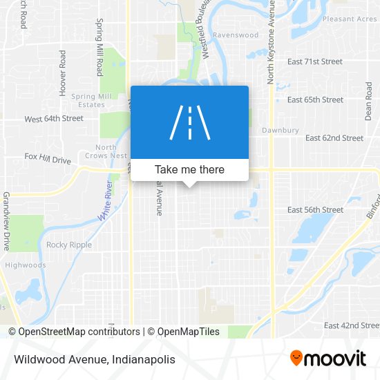 Wildwood Avenue map