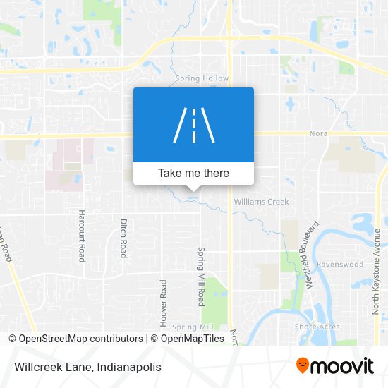 Willcreek Lane map