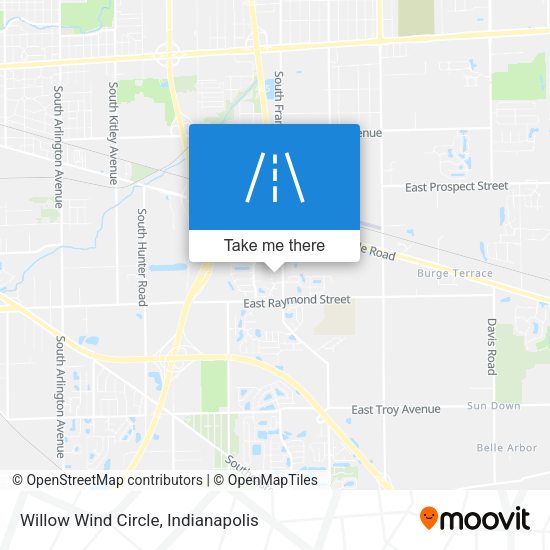 Willow Wind Circle map
