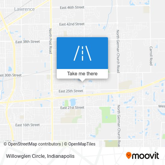 Willowglen Circle map