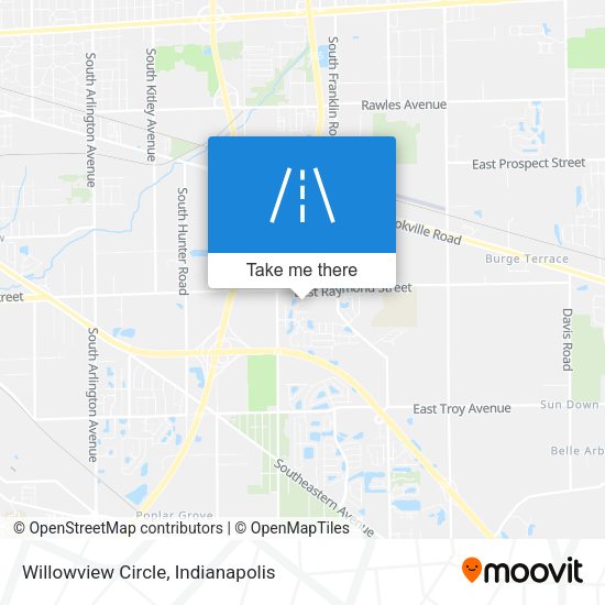 Willowview Circle map