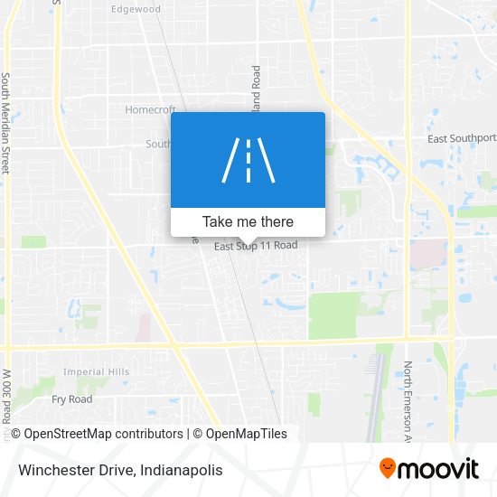 Winchester Drive map
